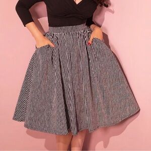 Vixen Thin Stripe Skirt 2x